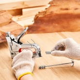 Степлер строительный Rexant металлический для трех видов скоб тип 140, 36, 300