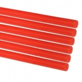 Клеевые стержни Rexant 7,4мм 100мм красные (упак. 6шт.)