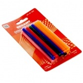 Клеевые стержни Rexant 7,4мм 100мм цветные (упак. 12шт.)