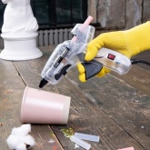 Пистолет клеевой Rexant 60Вт 11мм Прозрачный