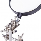 Держатель Rexant Третья рука с лупой х3, D90 мм