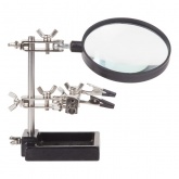 Держатель Rexant Третья рука с лупой х3, D90 мм