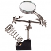 Держатель Rexant Третья рука с лупой х2.5