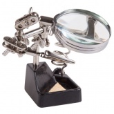 Держатель Rexant Третья рука с лупой х2.5