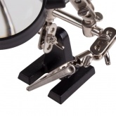 Держатель Rexant Третья рука с лупой х2.5