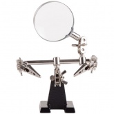 Держатель Rexant Третья рука с лупой х3