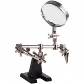 Держатель Rexant Третья рука с лупой х3