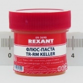 Флюс для пайки Rexant, паста TR-RM Keller, 20мл, банка