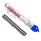 Припой с канифолью Rexant 20г d1.0 мм (Sn60 Pb40 Flux 2.2 %)