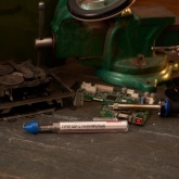 Припой с канифолью Rexant 20г d1.0 мм (Sn60 Pb40 Flux 2.2 %)