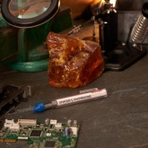 Припой с канифолью Rexant 20г d1.0 мм (Sn60 Pb40 Flux 2.2 %)