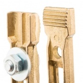 Сварочный зажим Крокодил для массы 315А 170мм (латунь)