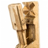 Сварочный держатель электрода Сатурн 200A (латунь) электрод 2-4 мм, 240x80x35 мм