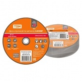 Диск отрезной по металлу TDM Рубин 230х2,5х22,2, тип 41, A30SBF
