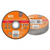 Диск отрезной по металлу TDM Рубин 125х2,5х22,2, тип 41, A36SBF