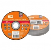 Диск отрезной по металлу TDM Рубин 125х1,0х22,2, тип 41, A46TBF