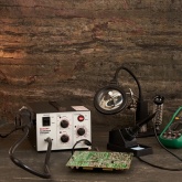 Паяльная станция Rexant 220В 40/580Вт 100-480°С (паяльник + фен) R852