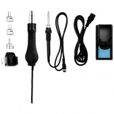 Паяльная станция с цифровым дисплеем Rexant 220В 40/690Вт 100-500°С (паяльник + фен) R852AD+