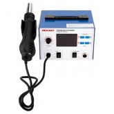 Паяльная станция с ЖК дисплеем Rexant 220В 60/690Вт 100-480°С (паяльник + фен) R887D