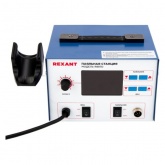 Паяльная станция с ЖК дисплеем Rexant 220В 60/690Вт 100-480°С (паяльник + фен) R887D