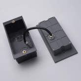 Светодиодный светильник Feron LN012 встраиваемый 5W 4000K, IP65, черный