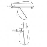 Консольный светильник Galad ЖКУ15-250-101 250 Вт Е40 IP53 со стеклом под лампу ДНАТ
