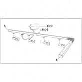 Базовая система Paulmann URail 3,1m. max. 1000W 230V хром матовый