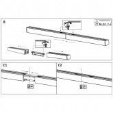 Коннектор Paulmann для шинопровода URail max. 1000W 230V хром