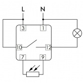Фотореле Евроавтоматика AZ-112 16А, выносной фотодатчик