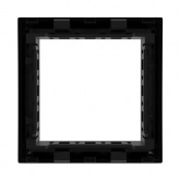 Рамка-суппорт 2 модуля для кабель-канала In-liner Front и In-liner Aero DKC Avanti черный