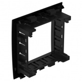 Рамка-суппорт 2 модуля для кабель-канала In-liner Front и In-liner Aero DKC Avanti черный