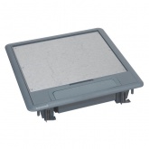 Напольный лючок Legrand DLP floor 16мод. гл.50мм под покрытие серый