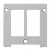 Панель боковая Simon к Офиблок Компакт для 2-х коннекторов с быстрым подключением серый