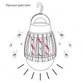 Ловушка для насекомых ЭРА ERAMF-01 противомоскитная аккумуляторная