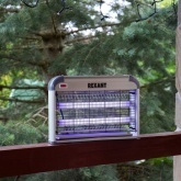 Ловушка Rexant для насекомых 2х10W T8 220V 80м2 кабель 1.3м пластик/алюминий 390x80x270мм 1400г