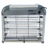 Ловушка для насекомых Rexant 2х6W T5 220V 60м2 кабель 1.3м пластик/алюминий 260x80x240мм 1100г
