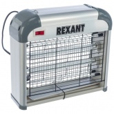 Ловушка для насекомых Rexant 2х6W T5 220V 60м2 кабель 1.3м пластик/алюминий 260x80x240мм 1100г
