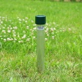 Ультразвуковой отпугиватель кротов Rexant Радиус 35м. t5-50°С Батарейка LR20(D) (пластик/алюминий)