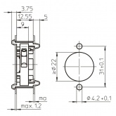 Патрон 02110 VS для стартеров со штырьковым креплением