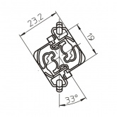 Патрон 02110 VS для стартеров со штырьковым креплением