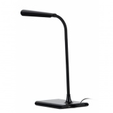 Светильник светодиодный настольный ЭРА NLED-474-10W-BK черный, USB и беспроводная зарядка устройств