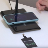 Светильник светодиодный настольный ЭРА NLED-474-10W-W белый, USB и беспроводная зарядка устройств