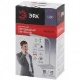 Светильник светодиодный настольный ЭРА NLED-474-10W-W белый, USB и беспроводная зарядка устройств