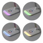 Светильник светодиодный настольный ЭРА NLED-460-14W-W-G белый с золотом USB для зарядки устройств