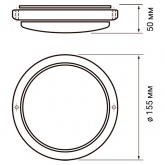 Светильник светодиодный JazzWay PBH - PC2-RS 8W 4000K IP65 Sensor с микроволновым датчиком