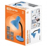 Светильник настольный TDM на основании 60Вт, E27 синий