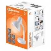 Светильник настольный TDM на основании 60Вт, E27 белый