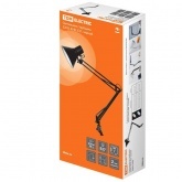 Светильник струбцина TDM 220В, 40Вт, E27 черный