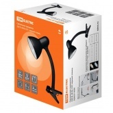 Светильник прищепка TDM 220В, 40Вт, E27 черный глянец