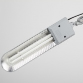 Светильник настольный ЭРА NL-202-G23-11W-GY серый